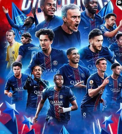 PSG Wins 14th French League Title with 2-0 Victory