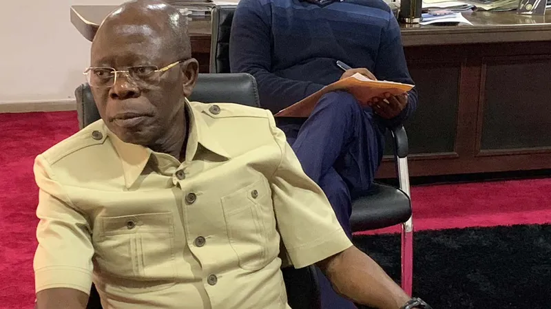 Oshiomhole Addresses Senate President Ambition Claims