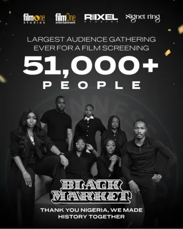 Nollywood's 'Black Market' Sets Guinness Record With 51,000 Viewers