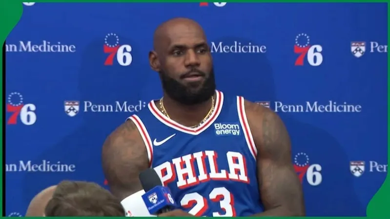 LeBron James Debuts with 76ers in Pre-Season Loss