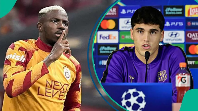 Barcelona's Cubarsi Prepares for Osimhen's Threat in Clash