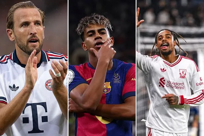 Barcola, Kane, Yamal Shine in Champions League Team of Round