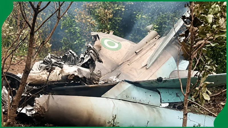Nigerian Air Force Recovers Parts from Crashed Aircraft