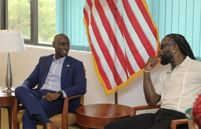 U.S. Consul General Hosts Burna Boy to Boost Creative Ties