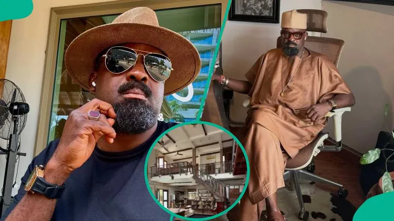 Kunle Afolayan Unveils Stunning Mansion with Historic Features