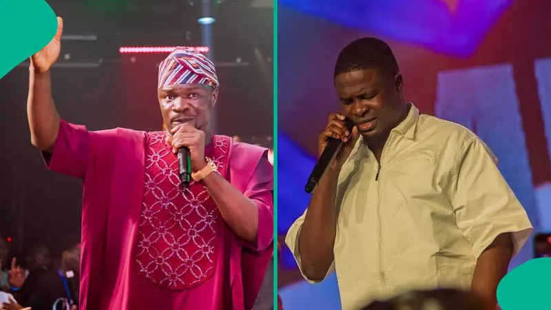 Bidemi Olaoba's Emotional Tribute to Toluwanisings at Event