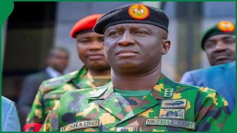 Army Chief Waidi Shaibu Visits Borno to Tackle Terrorism
