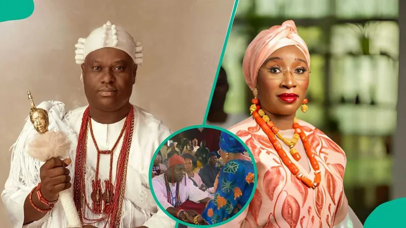 Ooni of Ife and Olori Ronke Share Heartwarming Moment