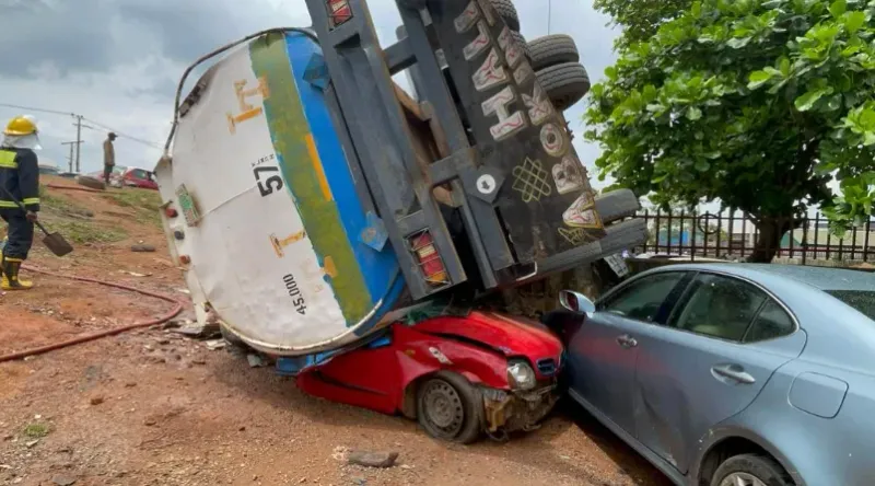 Five killed in Ibadan tanker crash on Iwo Road-Ojoo Expressway
