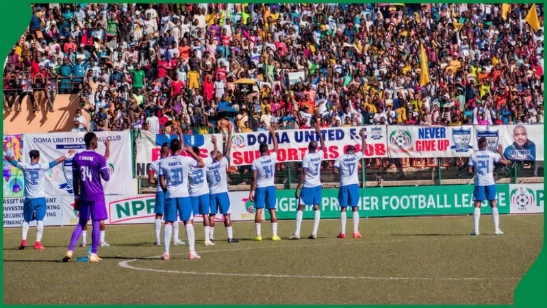 Doma United Fined ₦5.25m, Three Matches Behind Closed Doors