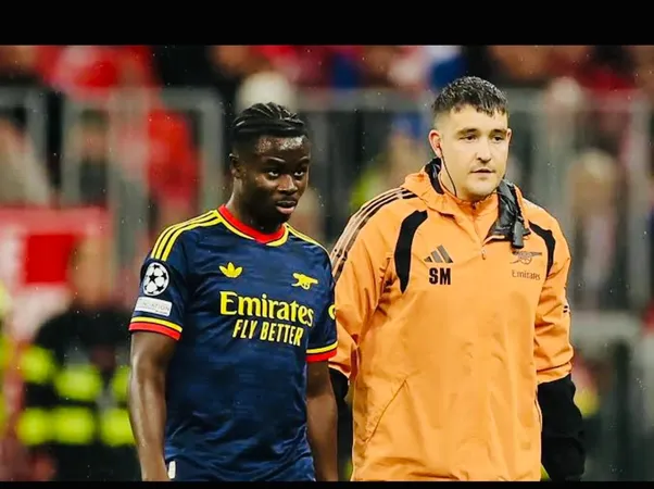 Bukayo Saka Out for Six Weeks with Thigh Injury