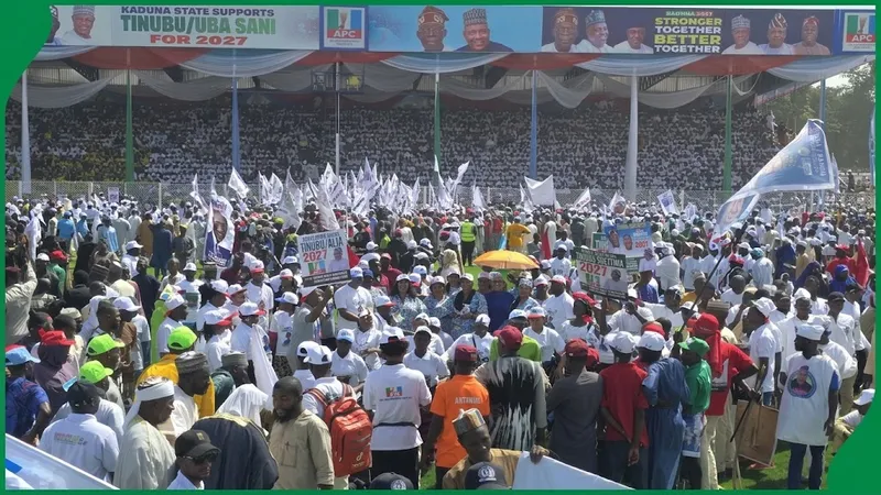 APC's Tinubu Receives Strong North-West Support in Kaduna