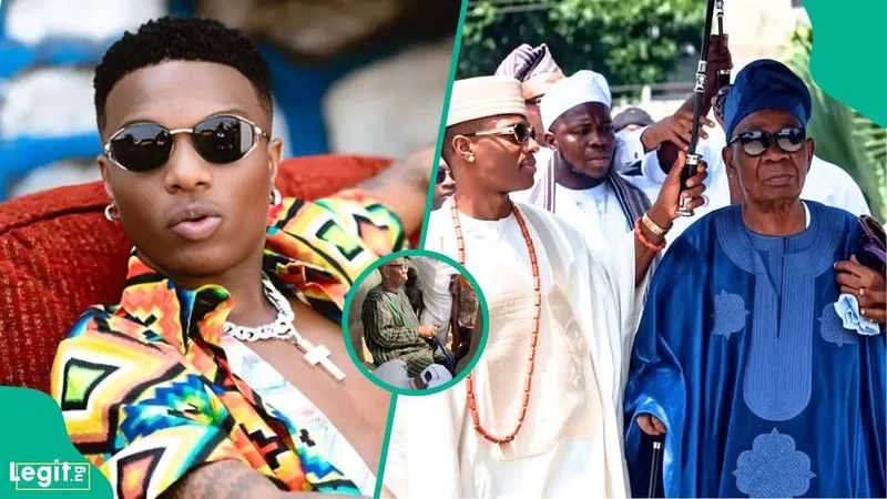Wizkid's Father's Mosque Visit Ignites Fan Controversy