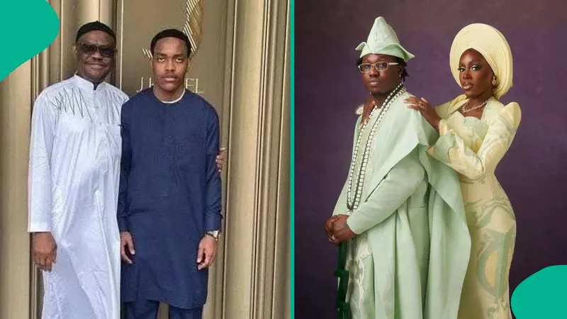 Joaquin, son of FCT Minister, reacts at Zlatan's wedding
