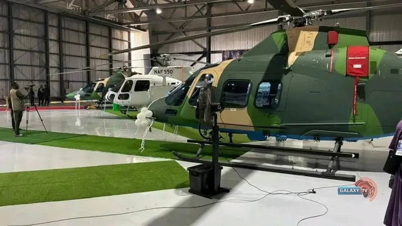 Tinubu Inducts Five Helicopters into Nigerian Air Force