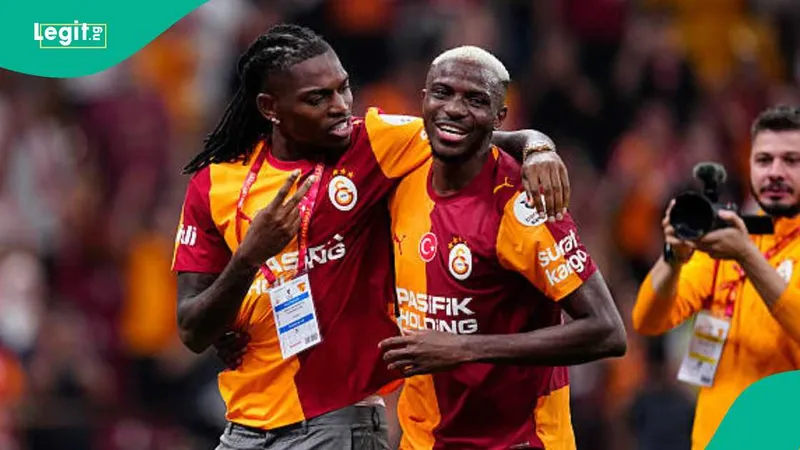 Osimhen Assists Leao's First Goal in Galatasaray Win