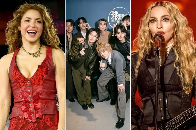 Madonna, Shakira, BTS to Headline World Cup Halftime Show