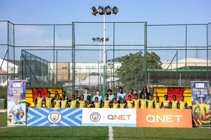 QNET and Manchester City Host Football Clinic in Ghana
