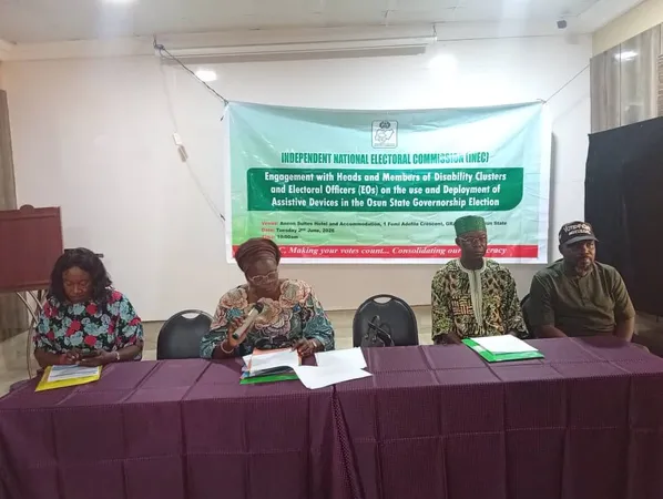 INEC Promises Equal Voting Rights for Persons with Disabilities