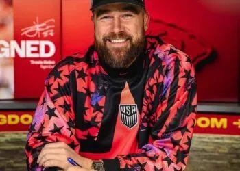 Travis Kelce Supports Taylor Swift at Hall of Fame Induction