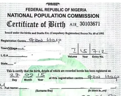 Nigeria Launches Online Birth and Death Registration Platform