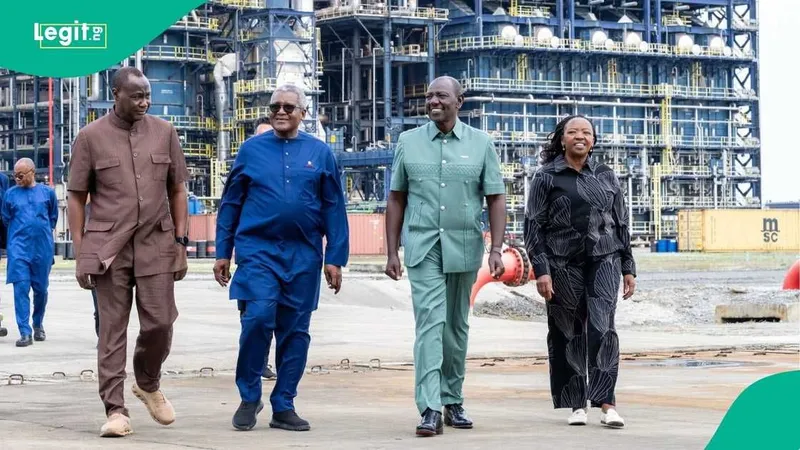 President Ruto Commends Dangote Refinery During Lagos Visit