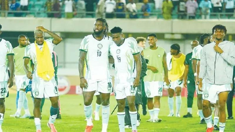 Super Eagles Fall 3-0 to Guinea-Bissau in AFCON Qualifier